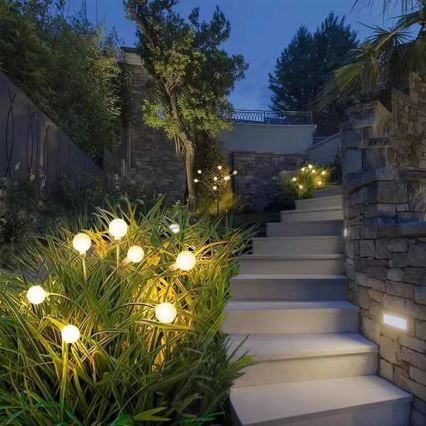LED Saules enerģijas lampa MULTI LED/0,06W/1,2V 150 mAh IP44 melna