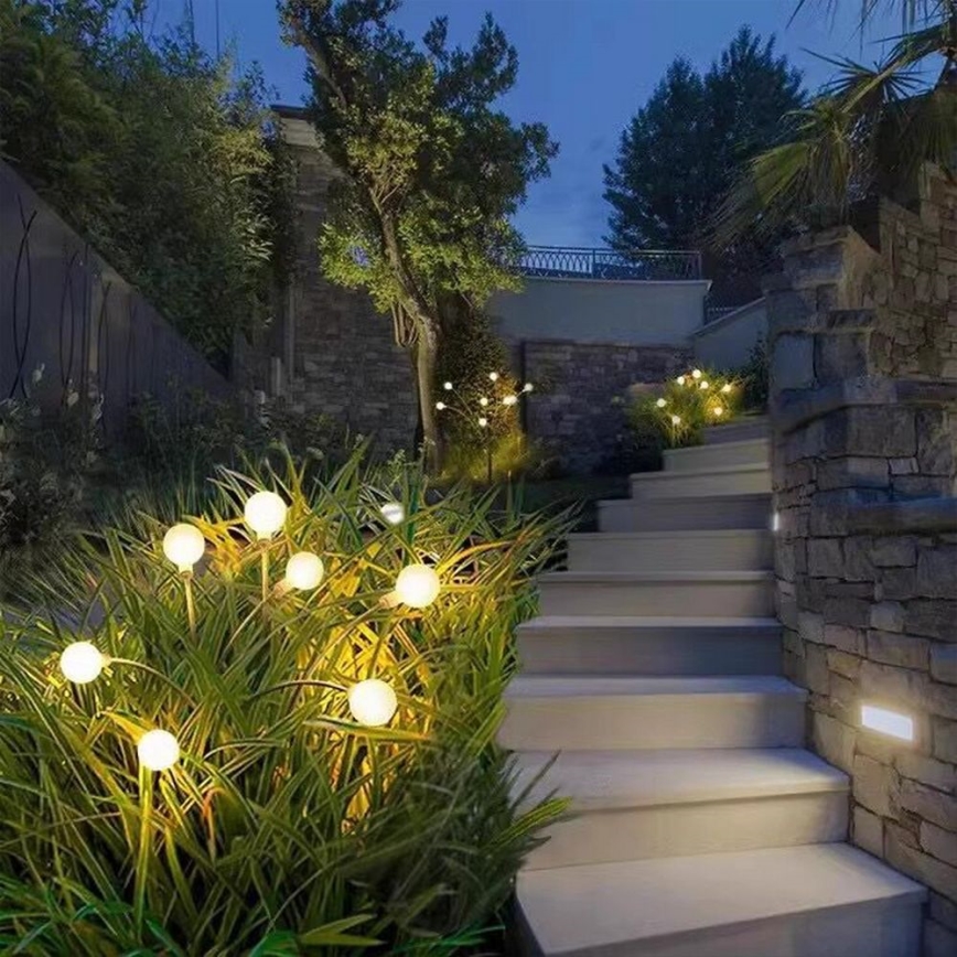 LED Saules enerģijas lampa MULTI LED/0,06W/1,2V 150 mAh IP44 melna