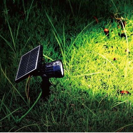 LED Saules enerģijas lampa SPIKE LED/2W/5,5V IP65 3000K 1200 mAh