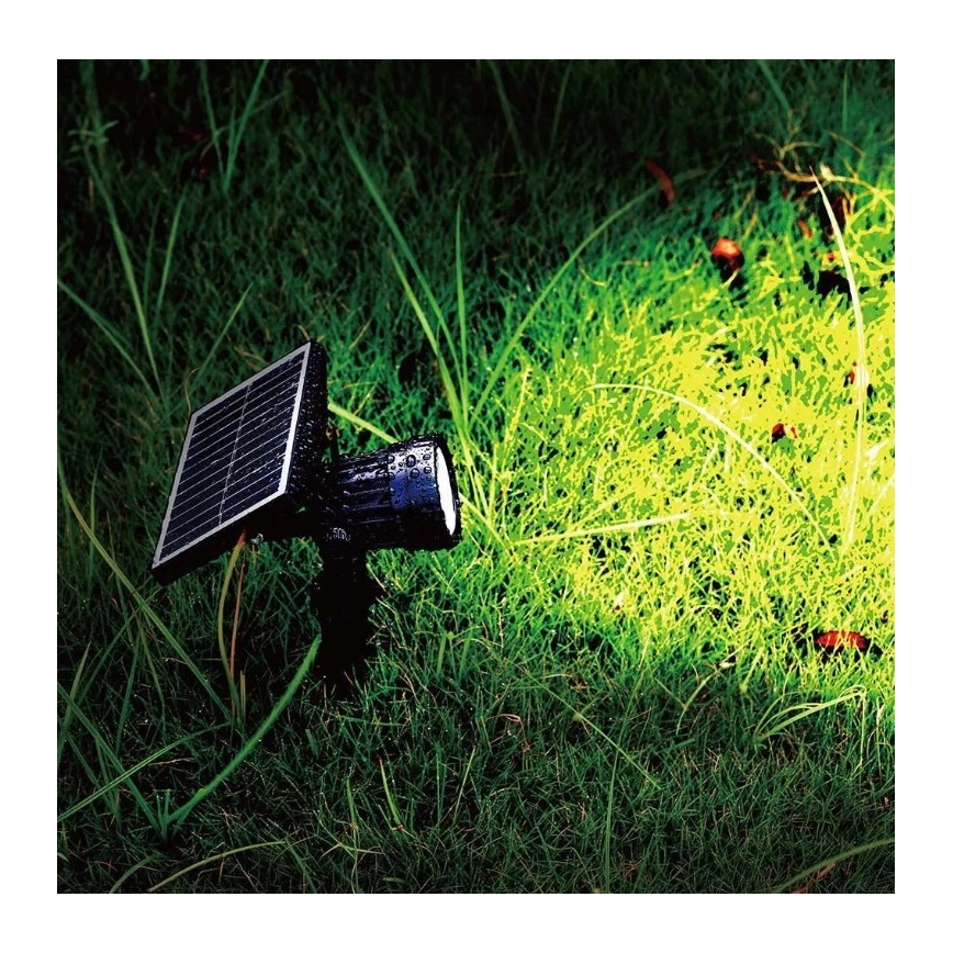 LED Saules enerģijas lampa SPIKE LED/2W/5,5V IP65 3000K 1200 mAh