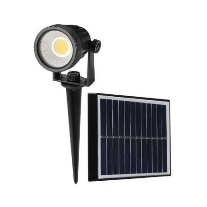 LED Saules enerģijas lampa SPIKE LED/2W/5,5V IP65 3000K 1200 mAh