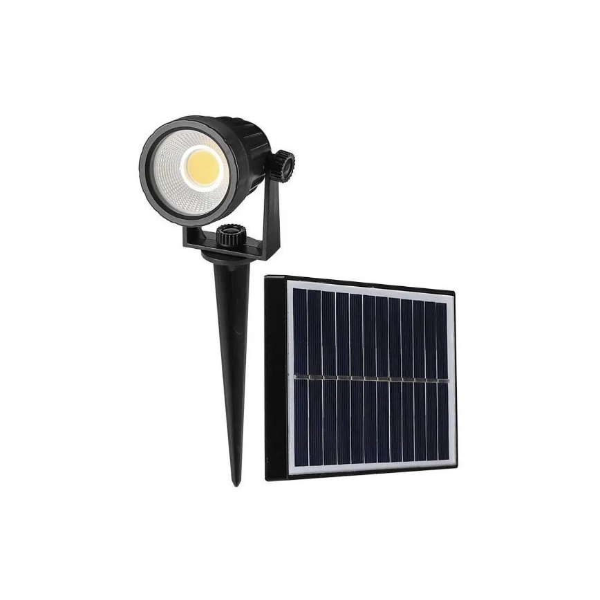 LED Saules enerģijas lampa SPIKE LED/2W/5,5V IP65 3000K 1200 mAh