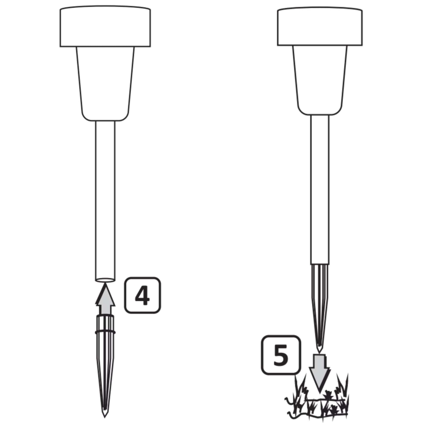 LED Saules enerģijas lampa STIK LED/1,2V 40 mAh IP44