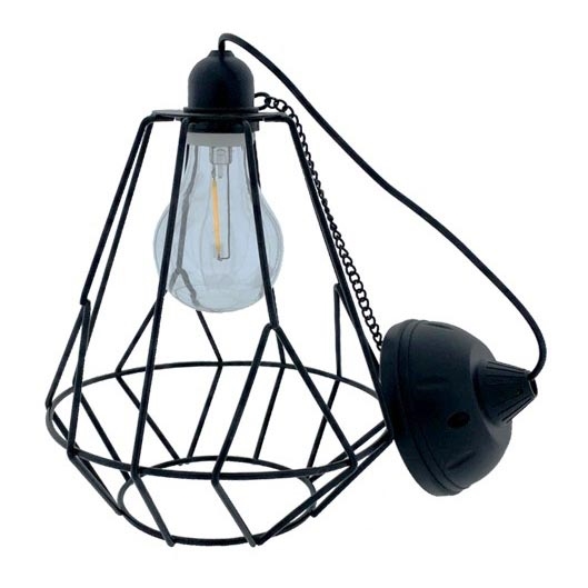 LED Saules enerģijas lustra ar auklu KATTY 1,2V 300 mAh IP44