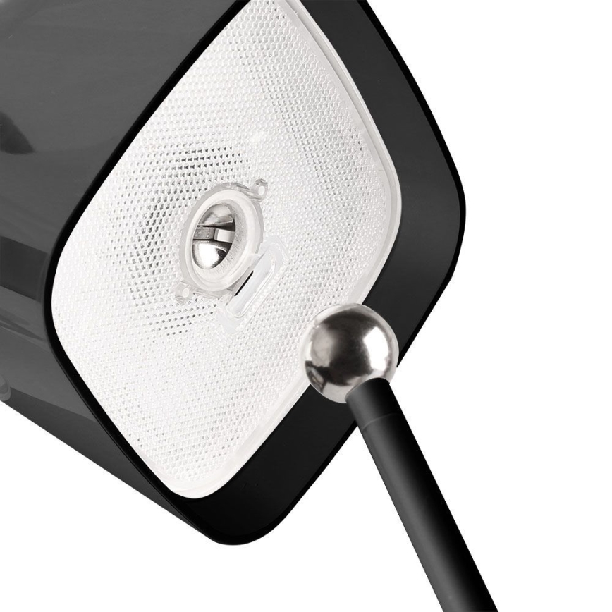 LED Saules enerģijas aptumšojama magnētiska  skārienvadāma rechargeable galda lampa LED/5W/5V 3000-6000K 3600 mAh IP65 melna