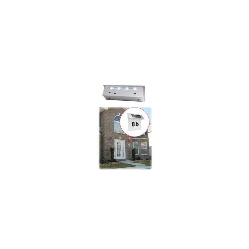LED Saules enerģijas mājas numurs