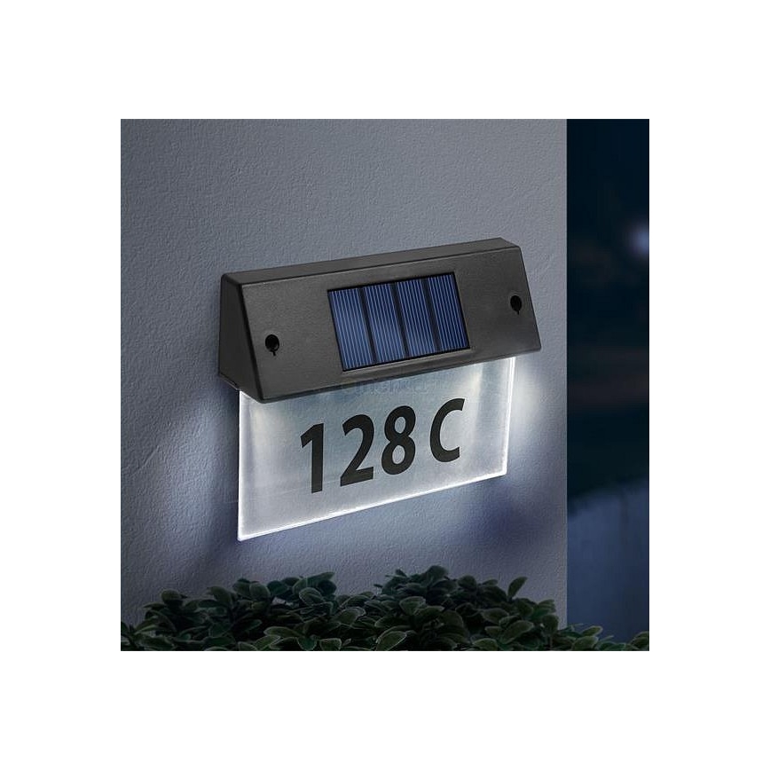 LED Saules enerģijas mājas numurs LED/1,2V/600 mAh IP44