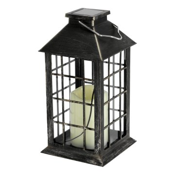 LED Saules enerģijas piekaramā lampa LED/0,02W/1,2V 1xAA 2700K IP44 200 mAh patina