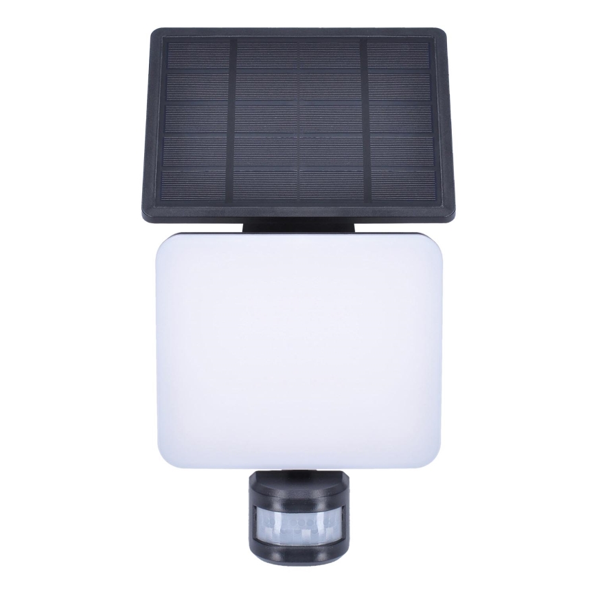 LED Saules enerģijas prožektors ar kustību sensoru LED/11W/3,7V 4400mAh 3000K/4000K/6500K IP54