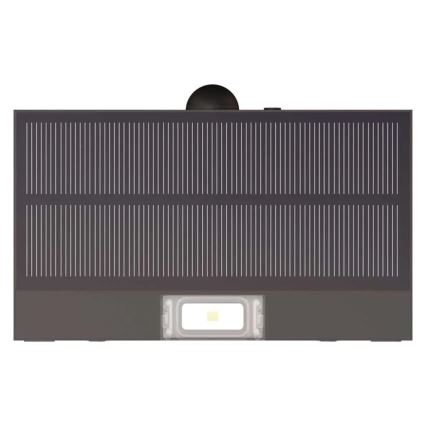 LED Saules enerģijas prožektors ar kustību sensoru LED/3,7V 1200mAh 4000K IP65 melna