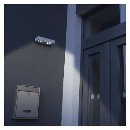 LED Saules enerģijas prožektors ar kustību sensoru LED/3,7V 3000mAh 4000K IP65 balta