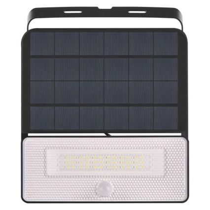 LED Saules enerģijas prožektors ar kustību sensoru LED/3,7V 3600mAh 4000K IP54