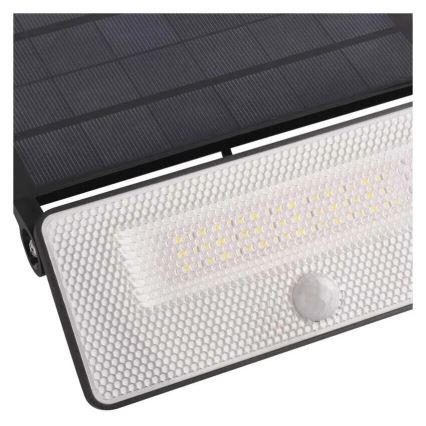 LED Saules enerģijas prožektors ar kustību sensoru LED/3,7V 3600mAh 4000K IP54