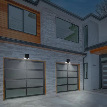 LED Saules enerģijas prožektors ar sensoru 2xLED/4W/5V IP65 2000 mAh