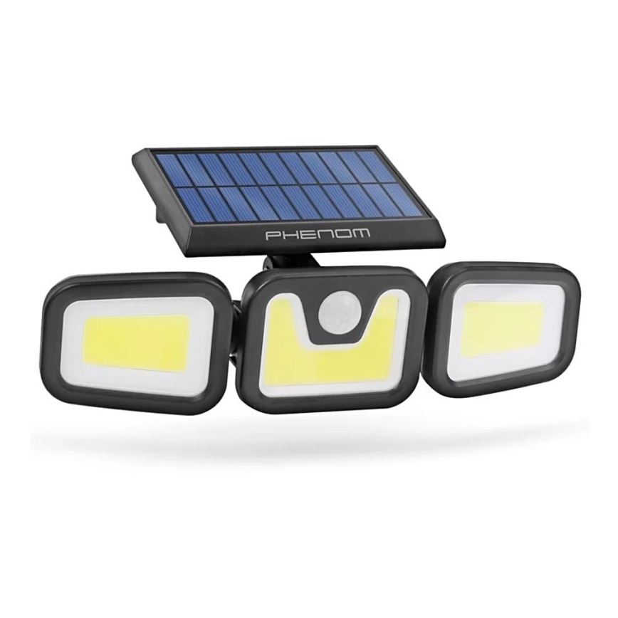 LED Saules enerģijas prožektors ar sensoru 3xLED/3,3W/5V IP65 2400 mAh