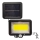 LED Saules enerģijas prožektors ar sensoru DUO LED/1W/3,7V 1200 mAh IP44