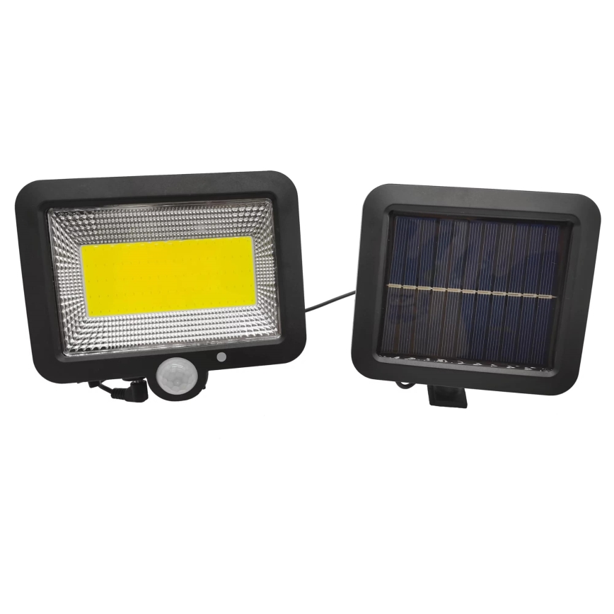 LED Saules enerģijas prožektors ar sensoru DUO LED/1W/3,7V 1200 mAh IP44
