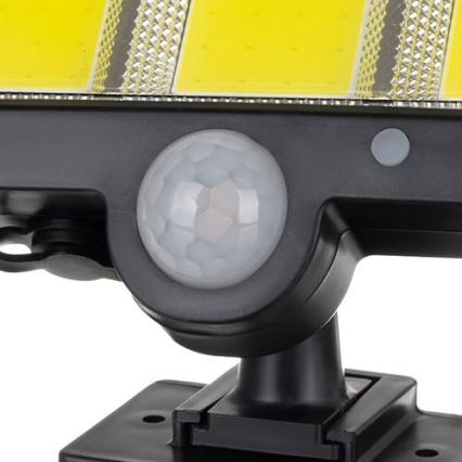LED Saules enerģijas prožektors ar sensoru INTEGRA LED/3W/3,7V 1200 mAh IP44 + tālvadības pults