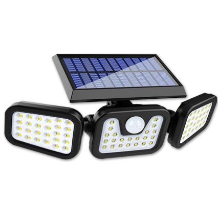 LED Pielāgojama saules enerģijas Prožektors ar sensoru LED/15W/3,7V 2400 mAh IP54 4500K