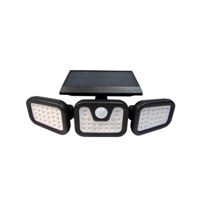 LED Pielāgojama saules enerģijas Prožektors ar sensoru LED/15W/3,7V 2400 mAh IP54 4500K