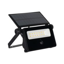 LED Saules enerģijas prožektors ar sensoru LED/30W/5,5V IP65