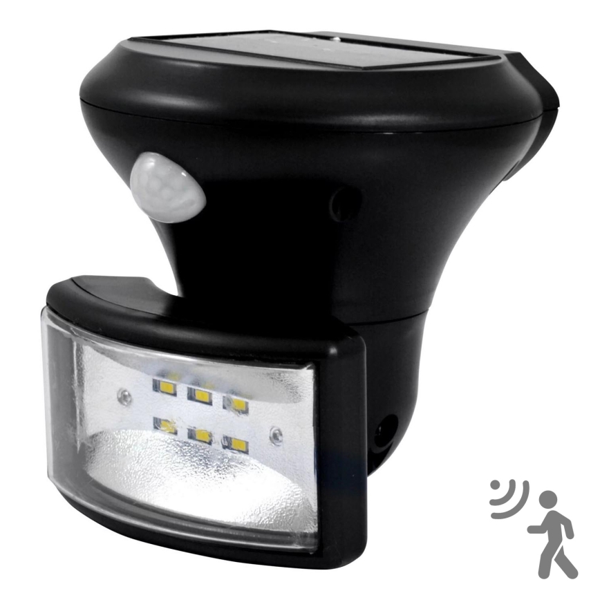 LED Saules enerģijas prožektors ar sensoru LED/5W/3,7V 2000 mAh IP44