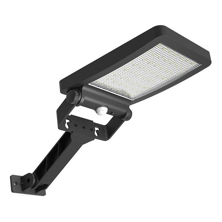 LED Saules enerģijas prožektors ar sensoru LED/5W/3,7V 4000K 1500 mAh IP54 melna
