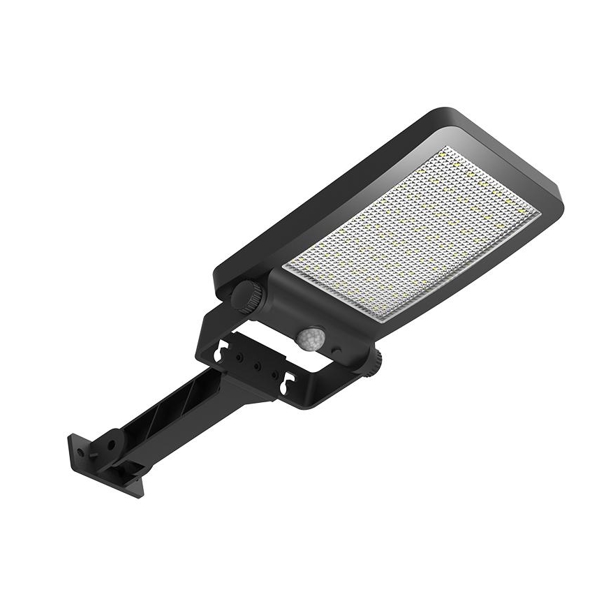 LED Saules enerģijas prožektors ar sensoru LED/5W/3,7V 4000K 1500 mAh IP54 melna