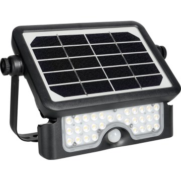 LED Saules enerģijas prožektors ar sensoru LED/5W/3,7V 4000K IP65 3000 mAh