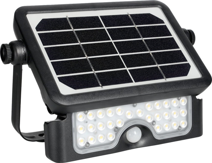 LED Saules enerģijas prožektors ar sensoru LED/5W/3,7V 4000K IP65 3000 mAh