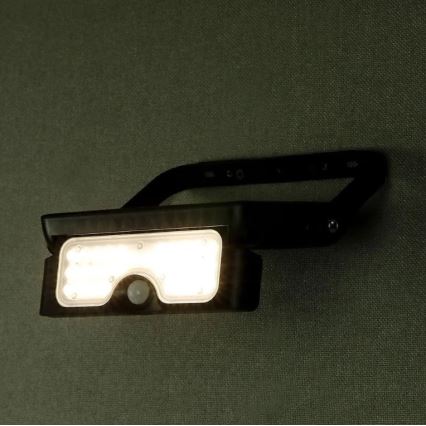 LED Saules enerģijas prožektors ar sensoru LED/5W/3,7V IP65 4000K 3000 mAh