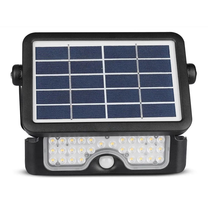 LED Saules enerģijas prožektors ar sensoru LED/5W/3,7V IP65 4000K 3000 mAh