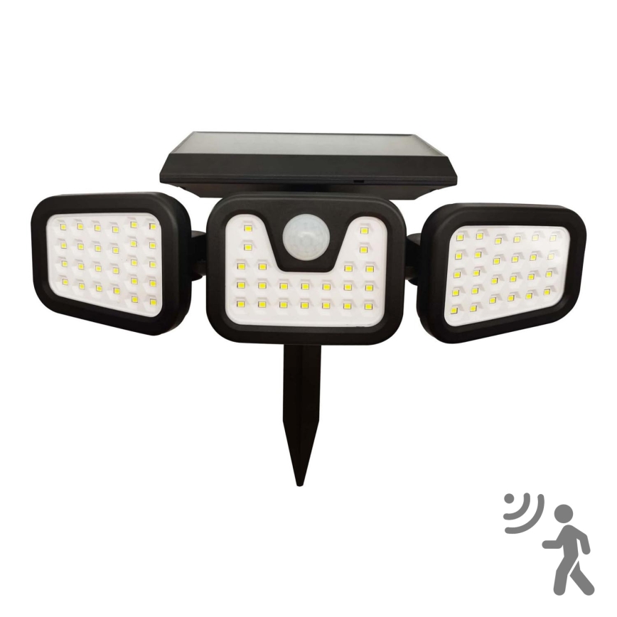 LED Saules enerģijas prožektors ar sensoru TRIO LED/0,6W/3,7V 1200 mAh IP44