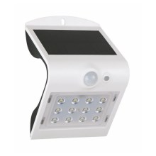 LED Saules enerģijas sienas gaismeklis ar sensoru LED/2W IP65