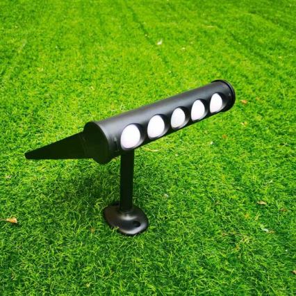 LED Saules enerģijas sienas lampa ar kustību un krēslas sensoru LED/8W/3,7V 4000 mAh 4000K IP65