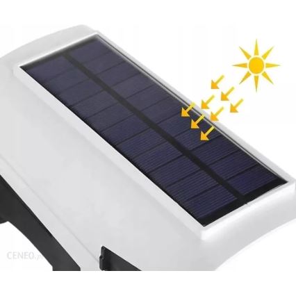 LED Solar maketa bezpečnostní kamery ar sensoru KAMERA LED/1W/3,7V IP44 + tālvadības pults