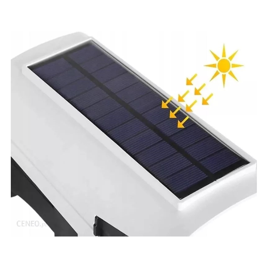 LED Saules enerģijas butaforas drošības kamera ar sensoru KAMERA LED/1W/3,7V 1200 mAh IP44 + tālvadības pults