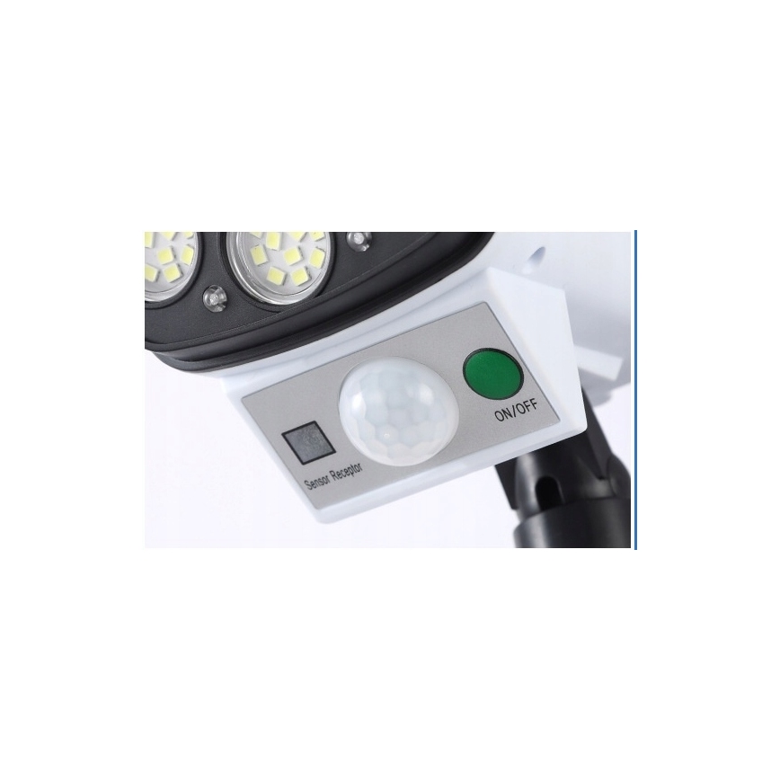 LED Saules enerģijas butaforas drošības kamera ar sensoru KAMERA LED/1W/3,7V 1200 mAh IP44 + tālvadības pults