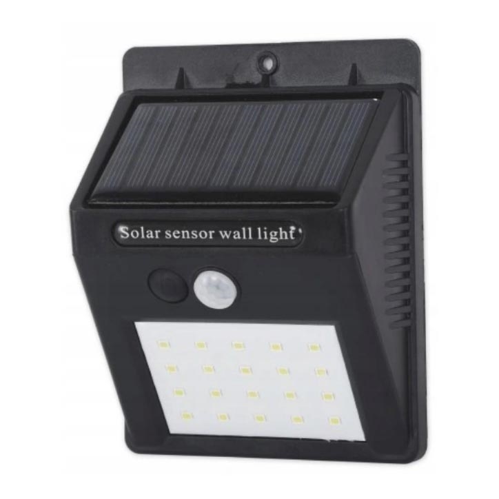 LED Saules enerģijas sienas lampa ar sensoru LED/0,55W/3,7V 1200 mAh IP65