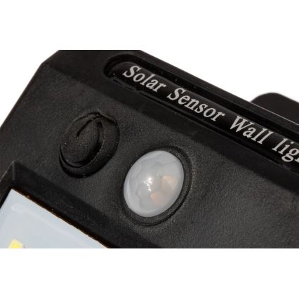 LED Saules enerģijas sienas lampa ar sensoru LED/0,55W/3,7V 1200 mAh IP65