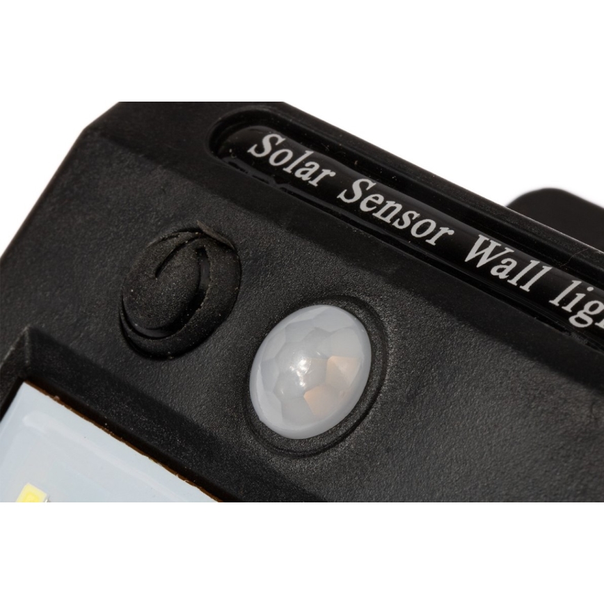 LED Saules enerģijas sienas lampa ar sensoru LED/0,55W/3,7V 1200 mAh IP65