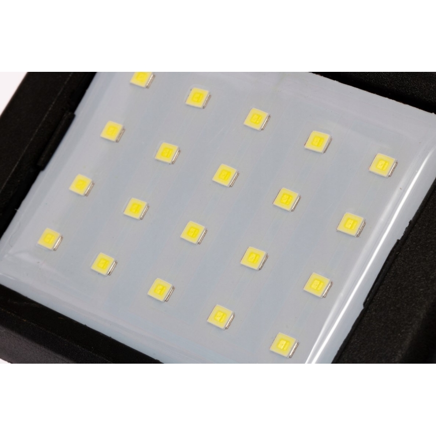 LED Saules enerģijas sienas lampa ar sensoru LED/0,55W/3,7V 1200 mAh IP65