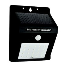 LED Saules enerģijas sienas lampa ar sensoru LED/0,55W/3,7V 6500K IP65