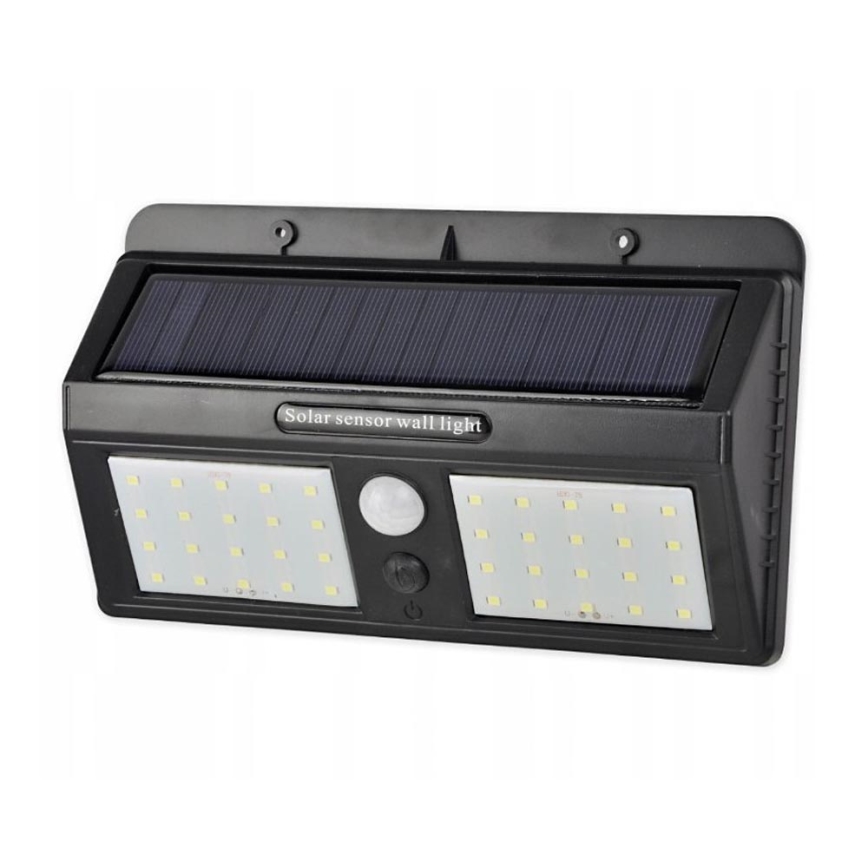 LED Saules enerģijas sienas lampa ar sensoru LED/1,2W/3,7V 2400 mAh IP54