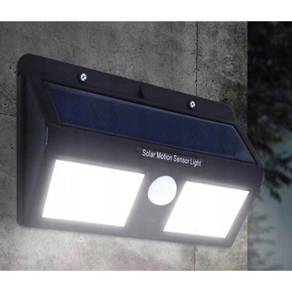 LED Saules enerģijas sienas lampa ar sensoru LED/1,2W/3,7V 2400 mAh IP54