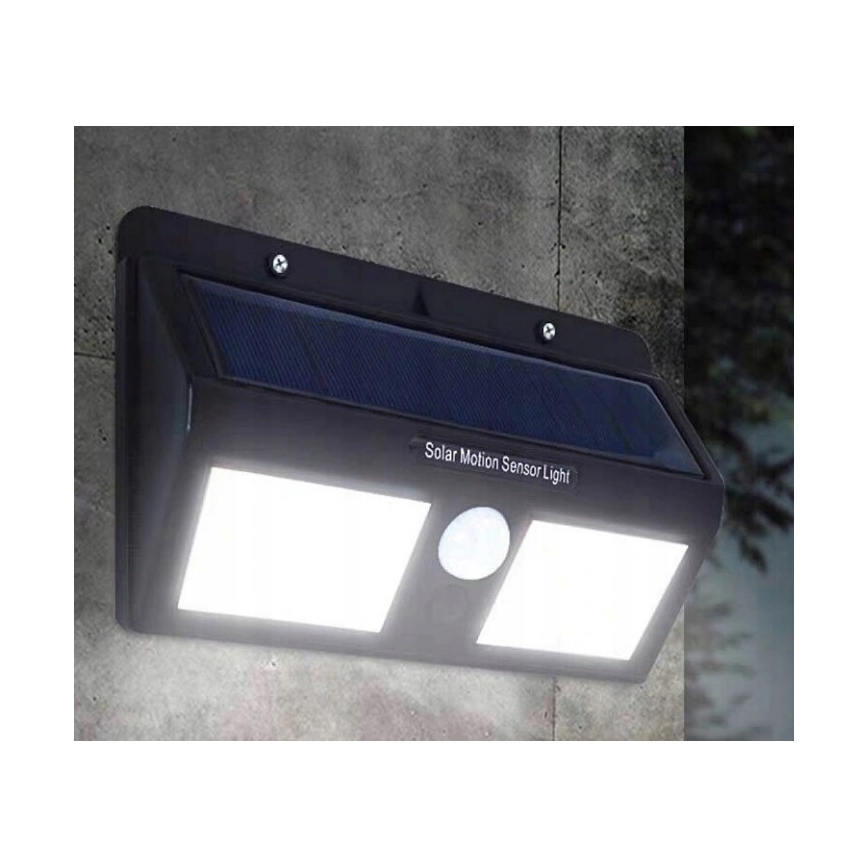LED Saules enerģijas sienas lampa ar sensoru LED/1,2W/3,7V 2400 mAh IP54