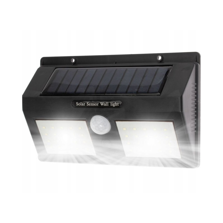 LED Saules enerģijas sienas lampa ar sensoru LED/1,2W/3,7V 2400 mAh IP54