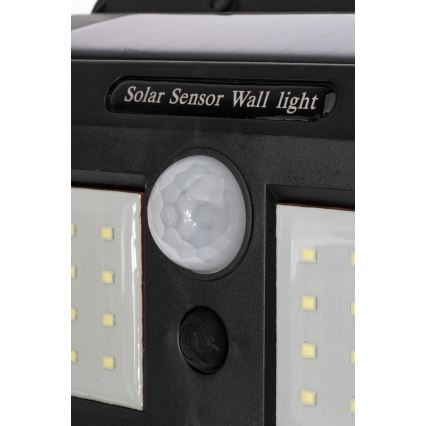 LED Saules enerģijas sienas lampa ar sensoru LED/1,2W/3,7V 2400 mAh IP54