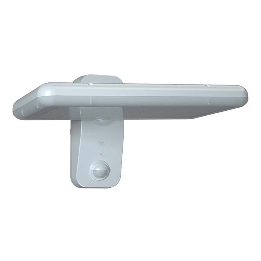 LED Saules enerģijas sienas lampa ar sensoru LED/15W/3,2V 4000K/6000K IP65 6000 mAh balta