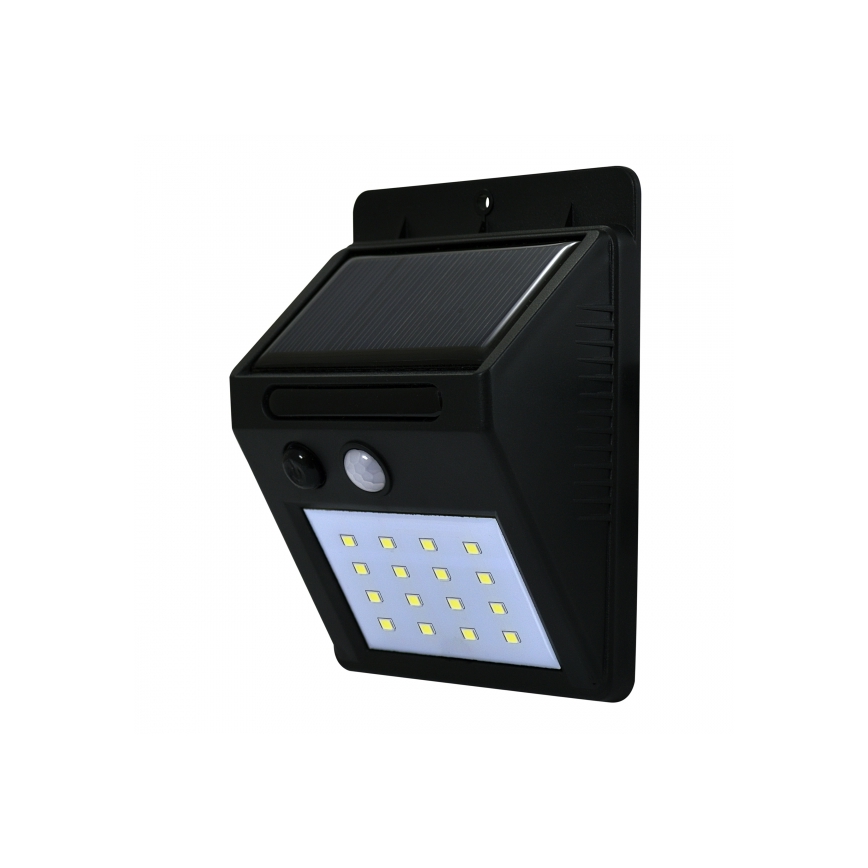 LED Saules enerģijas sienas lampa ar sensoru LED/2,2W/3,7V 2200 mAh IP44